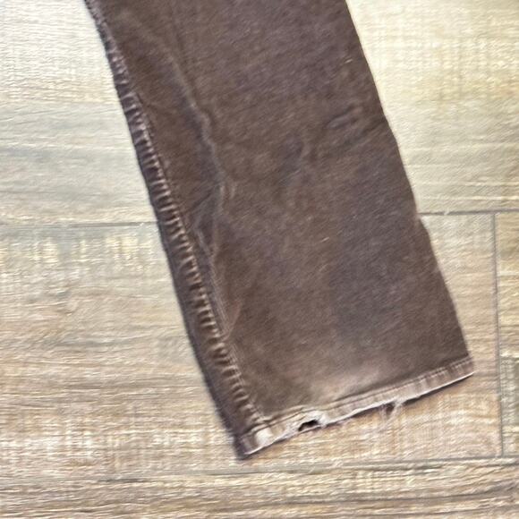 CALVIN KLEIN Mid Rise Brown Corduroy Boot Cut Women's Size 8x29 Casual Work - Picture 3 of 6